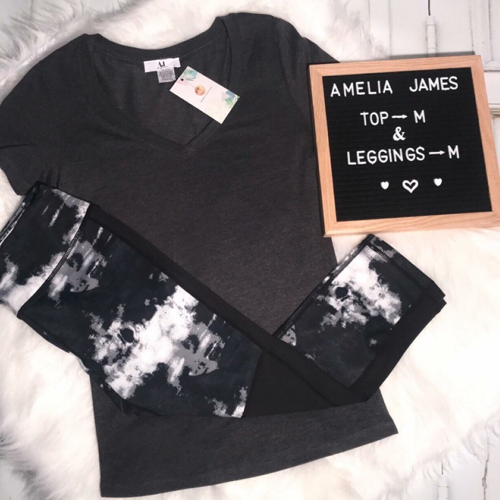 Amelia James outfit size medium NEW LEGGINGS TOP